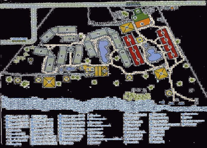 Mapa Casa Marina Reef